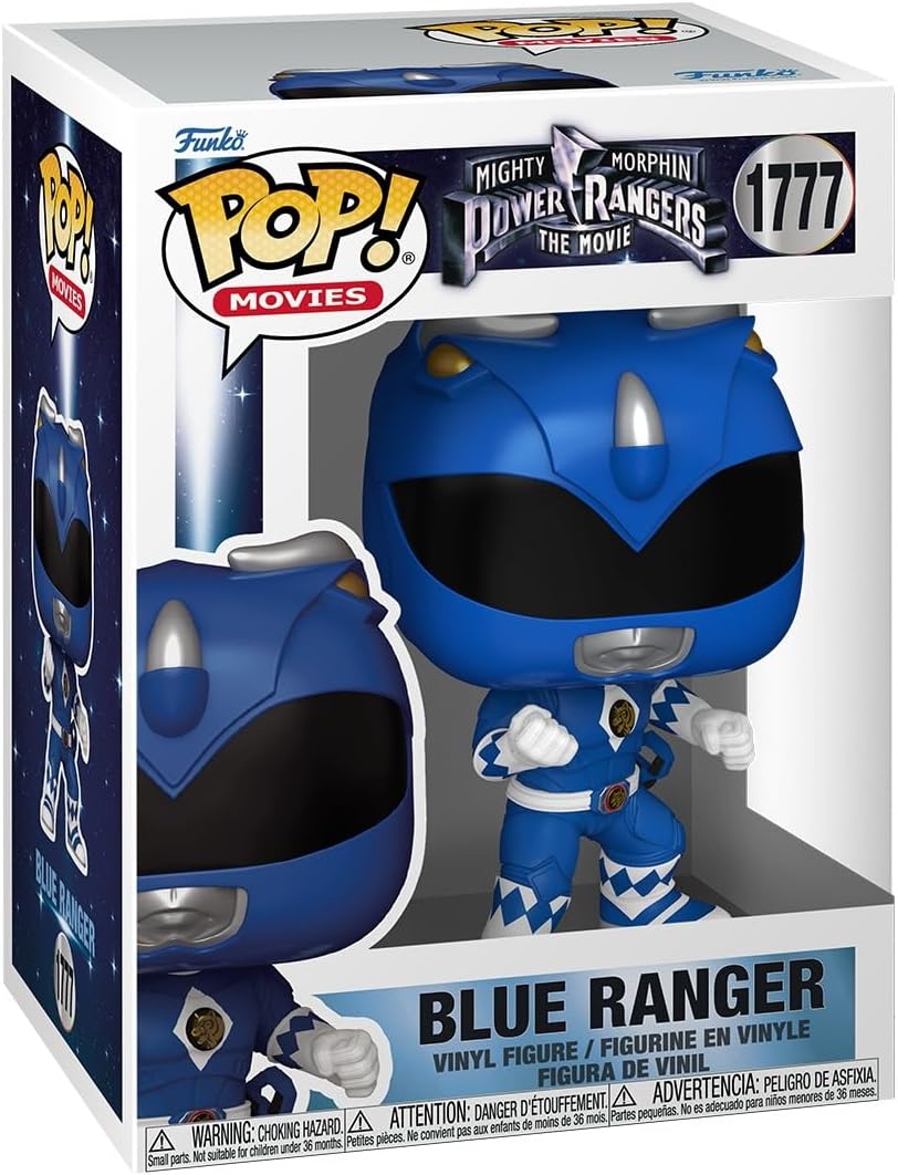 Funko Pop! Movies: Mighty Morphin Power Rangers Movie - Blue Ranger - Collectable Vinyl Figure - Gift Idea - Official Merchandise - Toys for Kids & Adults - Movies Fans - Model Figure for Collectors