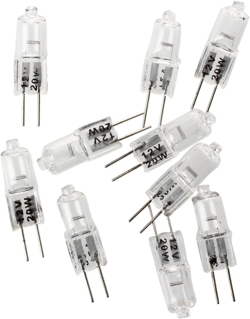 10 x G4 12V 20W Clear Halogen Capsule Lamp Light Bulbs