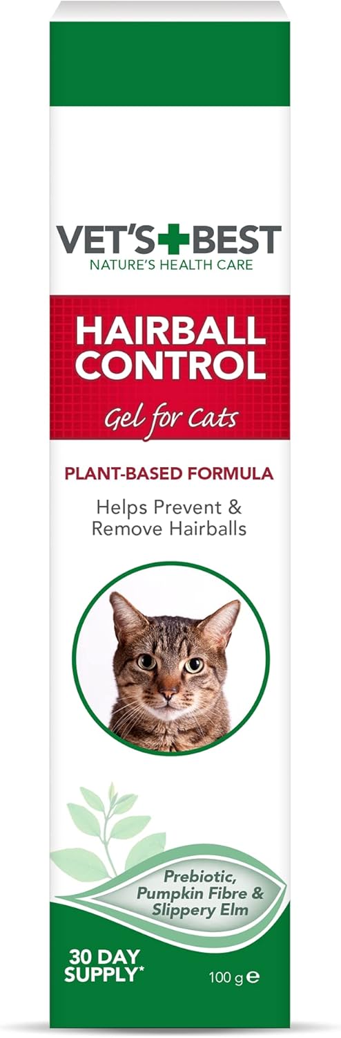 Vet's Best Cat Hairball Relief Digestive Aid gel- 100g