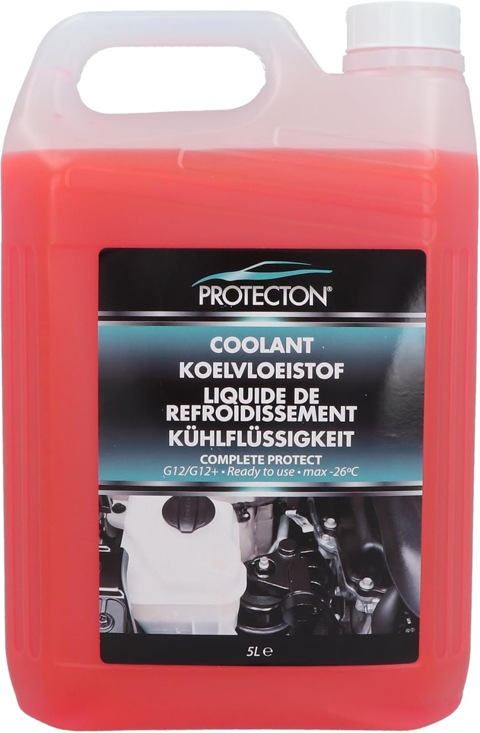 Protecton 'Complete Protect' Coolant RTU G12/G12+ -26°C 5-Litre ready to use, Pink
