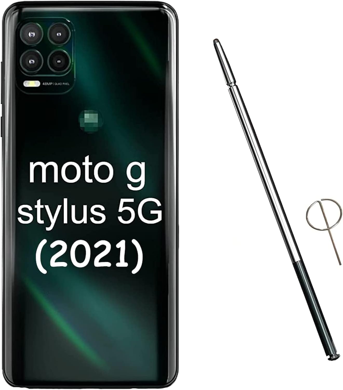 G Stylus 5G Pen Replacement for Motorola Moto G Stylus 5G (2021) XT2131 All Verison Touch Pen (Black)+Eject Pin