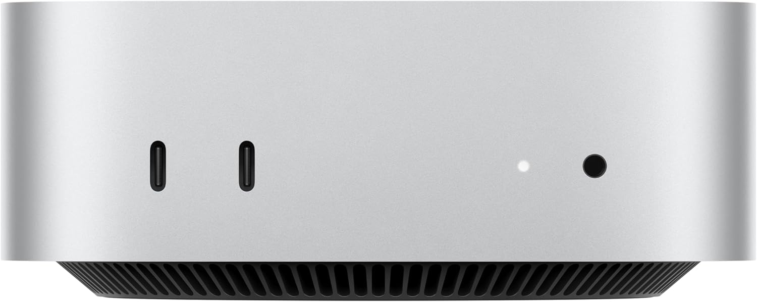 Apple Mac mini Desktop Computer with M4 chip with 10 core CPU and 10 core GPU: Built for Apple Intelligence, 16GB Unified Memory, 256GB SSD Storage, Gigabit Ethernet. Works with iPhone/iPad