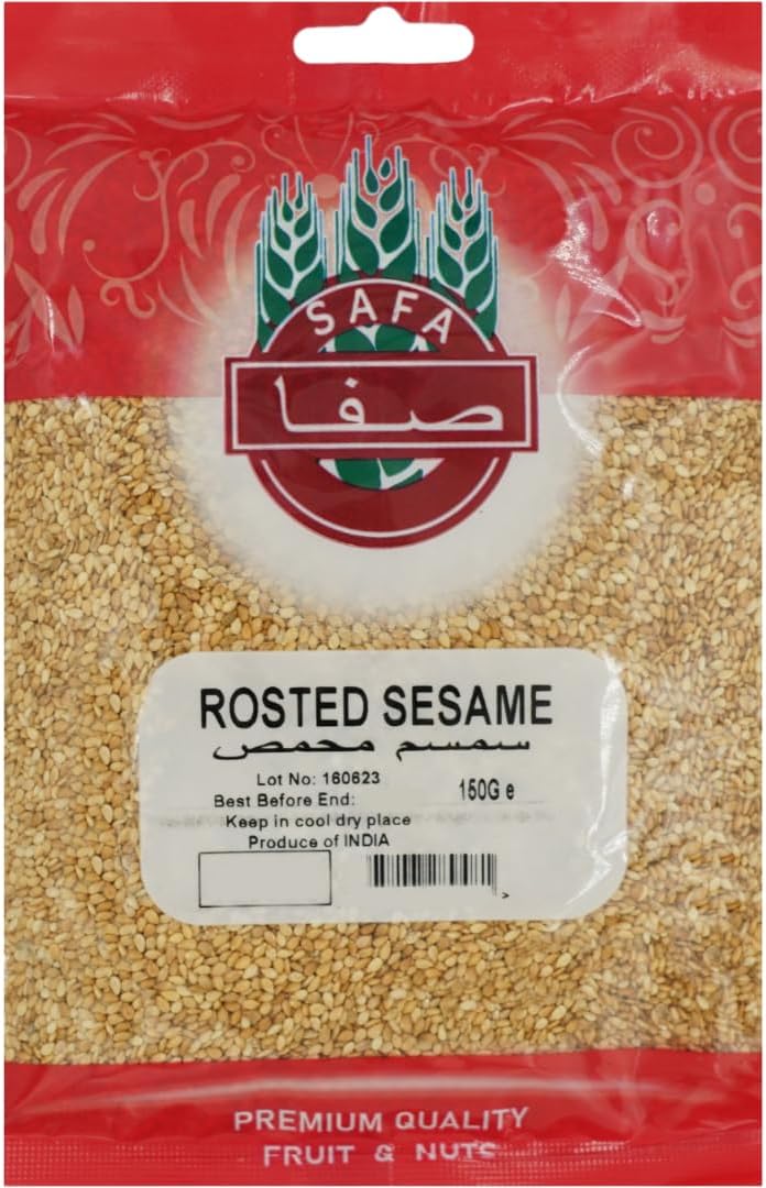 SAFA Roasted Sesame 150g | Premium Quality Sesame Seeds | Crunchy & Aromatic (150g (Pack of 1))