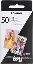 Canon ZINK Photo Paper Pack, 50 Sheets