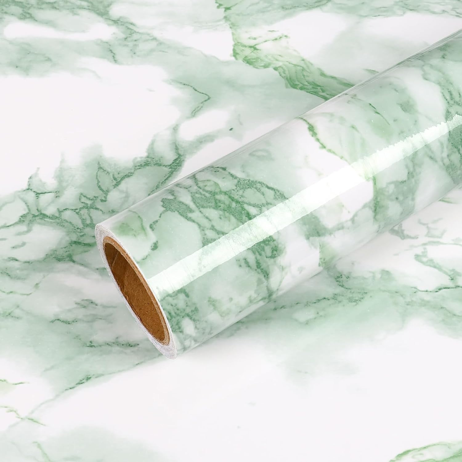 VEELIKE Marble Wallpaper Vinyl Kitchen Worktop Covering Self Adhesive Sticky Back Plastic Roll 40cm x 300cm Contact Paper Washable Wallpaper for Kitchen Bedroom Dining Room