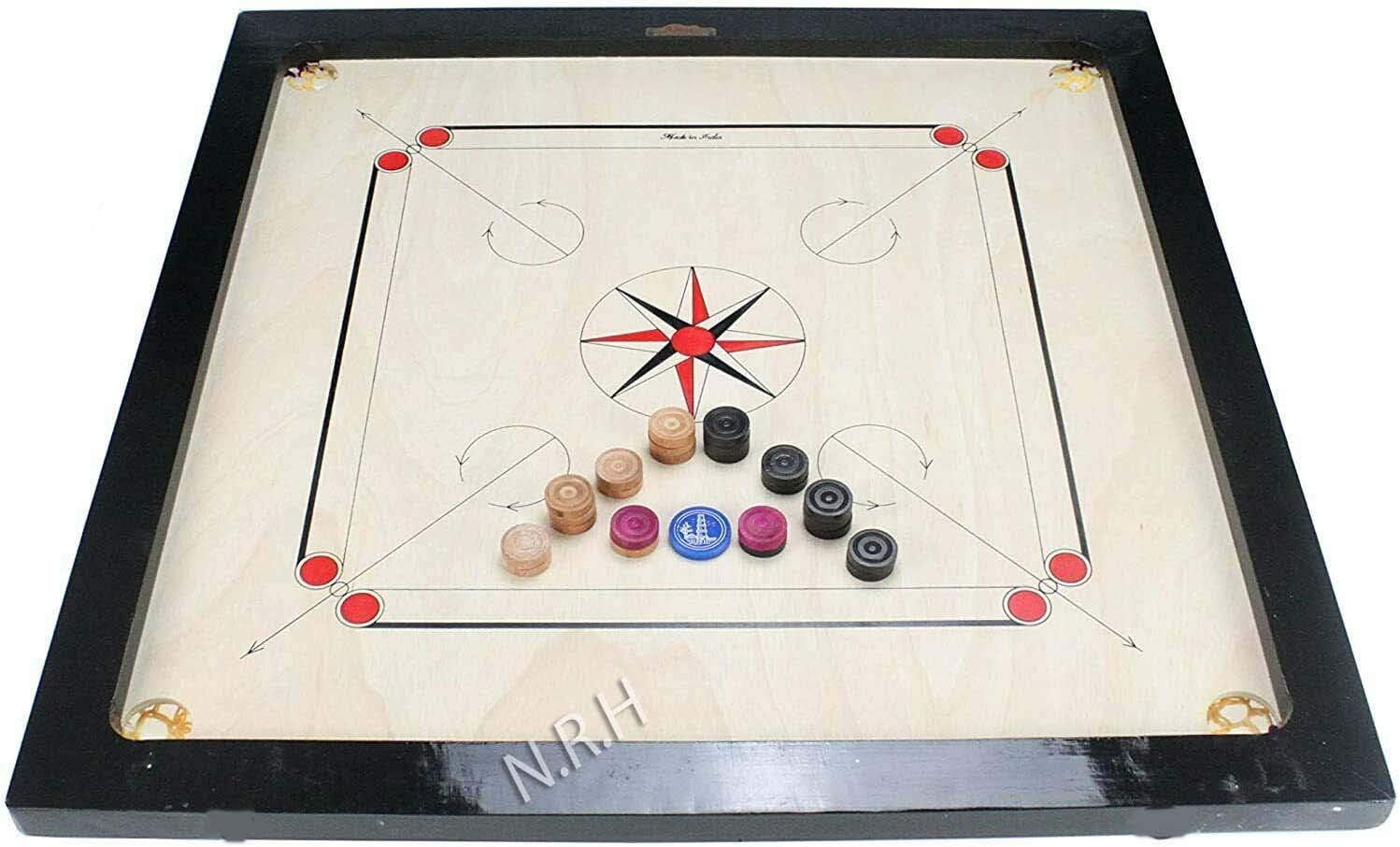 Beautifull Carrom Board Game Tournament for International Carrom World Ply Wood