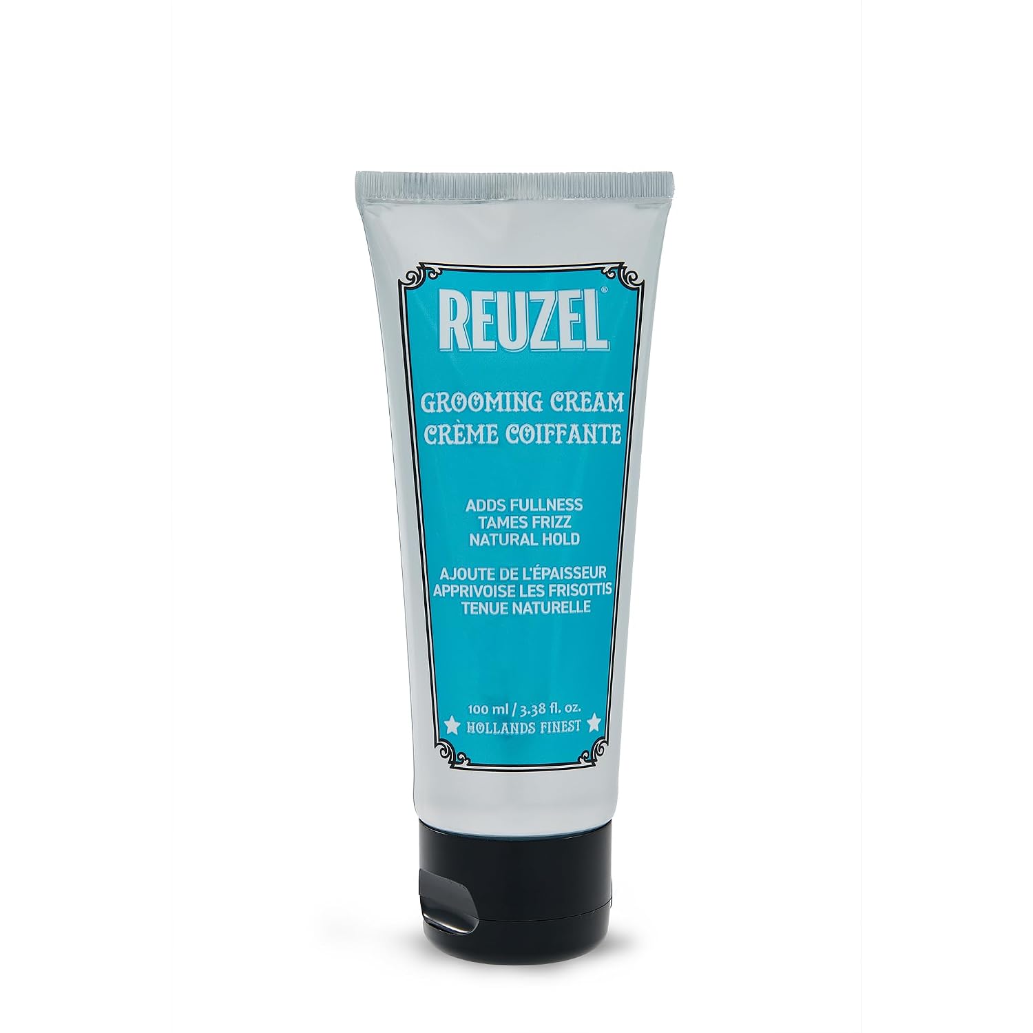 REUZEL Grooming Cream, Pilable Natural Light Hold, Adds Texture and Definition, Moisturizing, Weightless, Easy To Wash Out, Water Based Formula, Sugary Rum Scent, 3.38 oz | Hair Styling Cream that Adds Texture and Fullness. Tames Frizz for Fine Hair. Water-Based and Easy Wash Out.