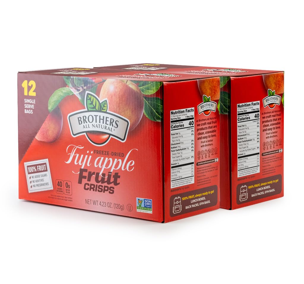 Brothers All Natural Freeze Dried Fruit Crisps, Fuji Apple