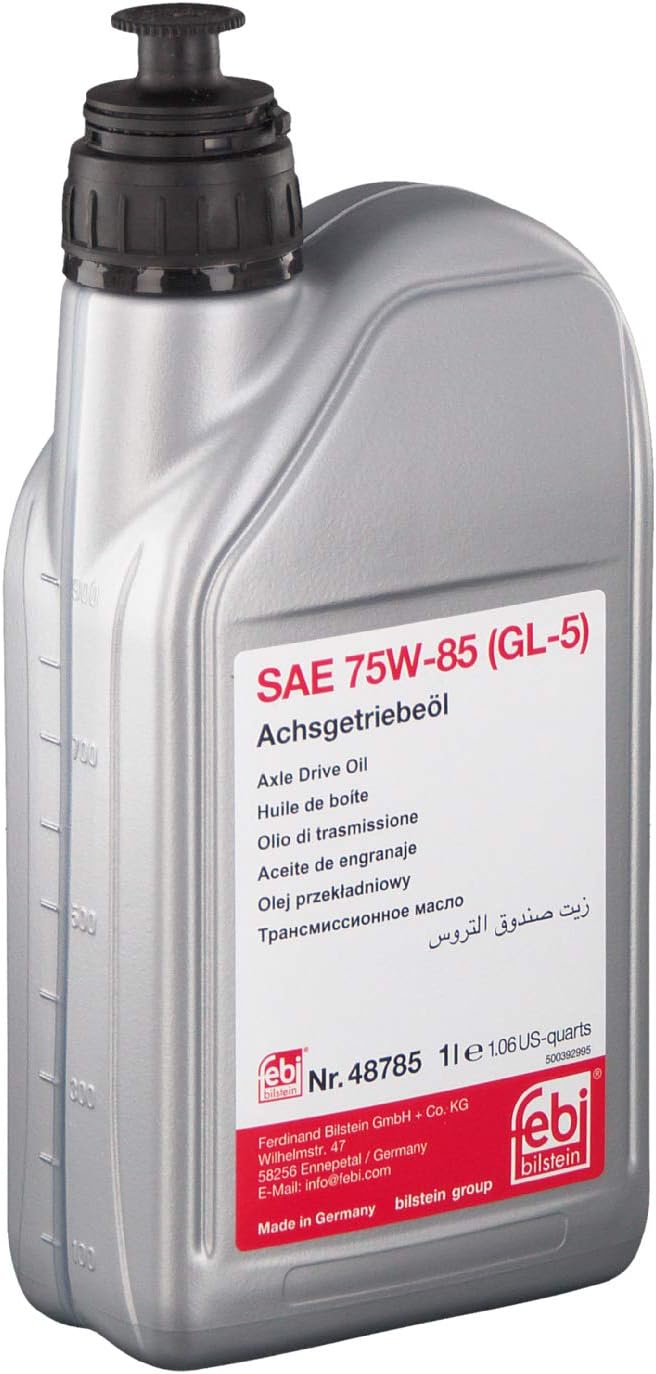 febi bilstein 48785 Gear Oil SAE 75W-85 (GL-5), pack of one