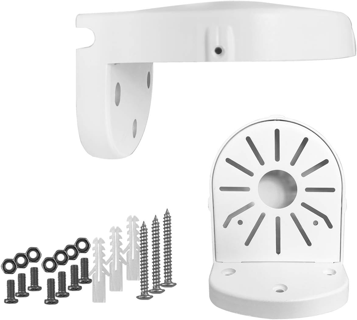 WiTi Universal Wall Mount Bracket for Dome Security Camera,Deep Base Junction Box Cable Management Mounting Case, Outdoor and Indoor CCTV IP Surveillance Cameras Holder