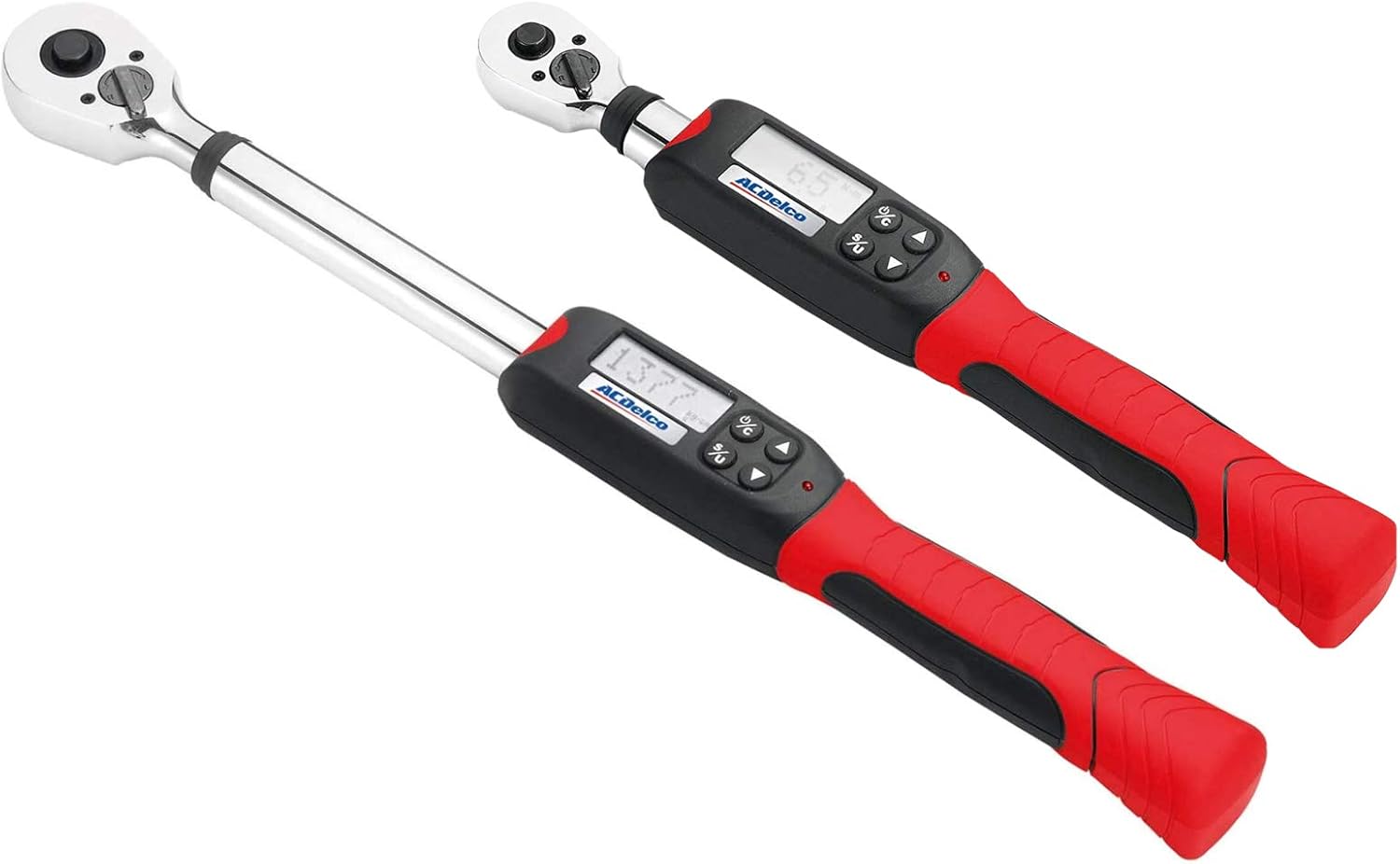 ACDelco ARM601-34 3/8” & ½” Heavy Duty Digital Torque Wrench Combo Kit with Buzzer and LED Flash Notification – ISO 6789 Standards with Certificate of Calibration