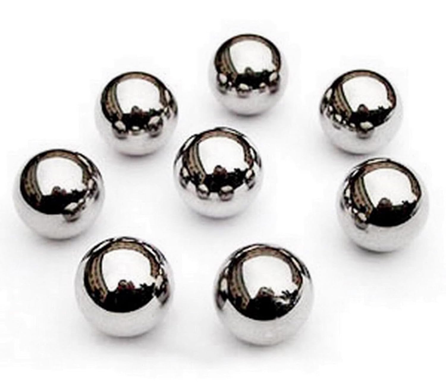 GCr15 Bearing Steel Balls G10 Precision 0.3-20mm SUJ2 Steel Balls (GCR15 Bearing Steel Balls17.463mm】*100 pc)