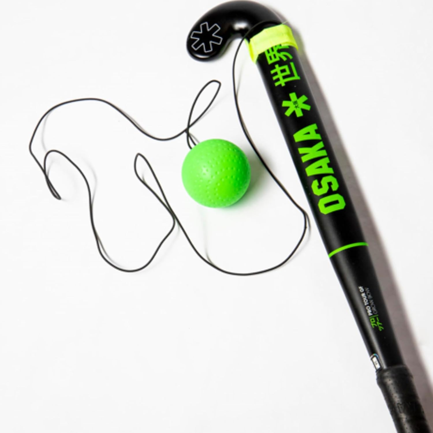 Osaka Premium Field Hockey Training Ball - Soft Ball for Injury-Free Solo Training, Thin Bunge Rope