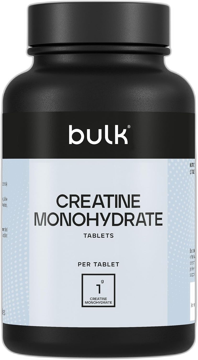 Bulk Creatine Monohydrate Tablets, Pack of 90 | 1000 mg Per Serving, 30 Servings