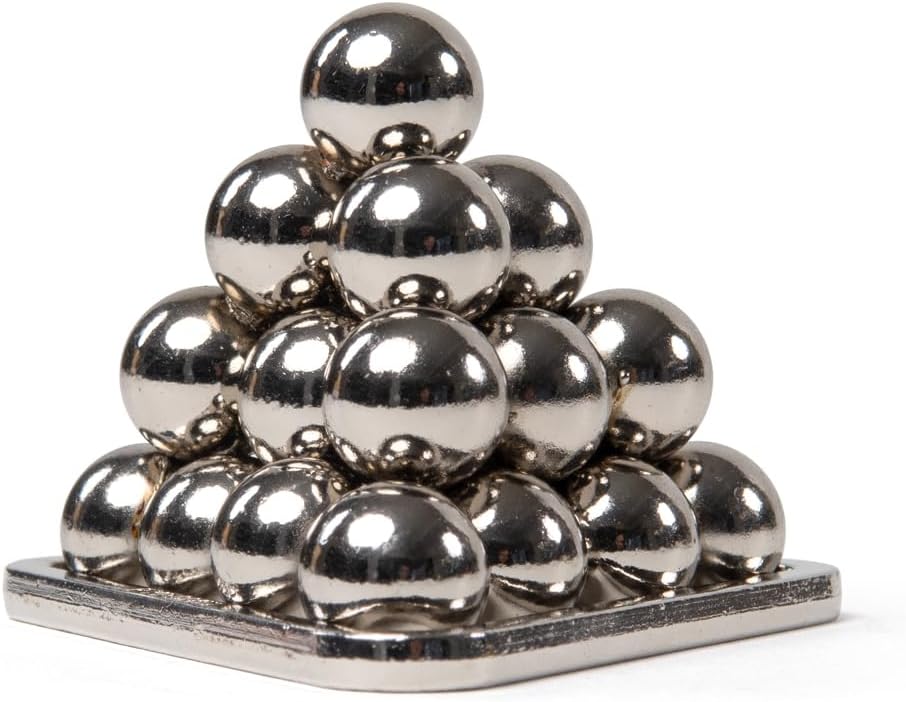 Recent Toys The Alchemist Puzzle - Nickel - Metal Brain teaser disentanglement puzzle for adults and teenagers, gifts for teenagers