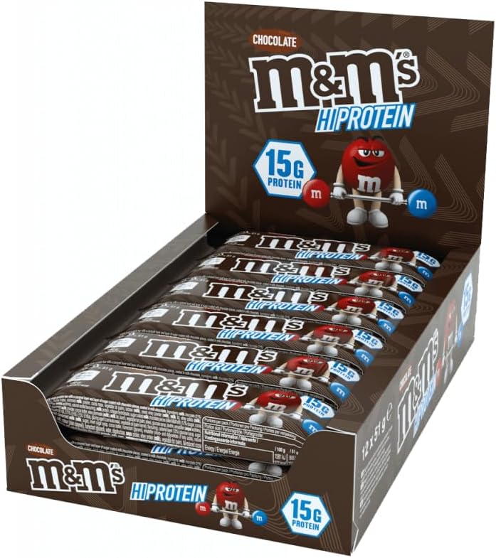 M&M's Hi-Protein Bar Chocolate 12x51g