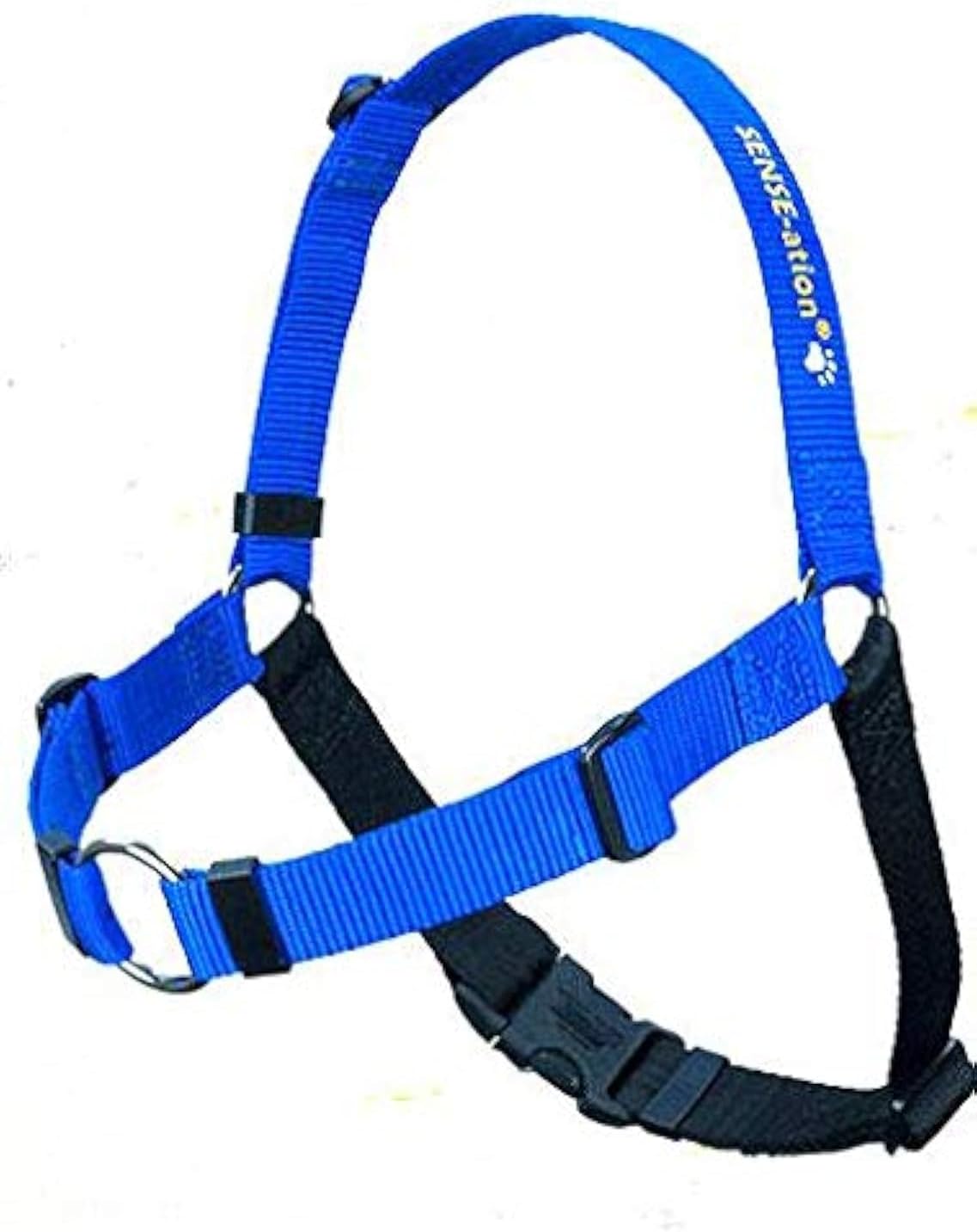 The Original Sense-ation No-Pull Dog Training Harness (Blue, Large Wide)