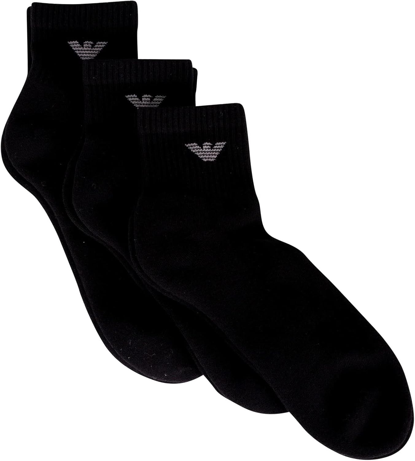 Emporio Armani Men's 3-Pack Short Socks