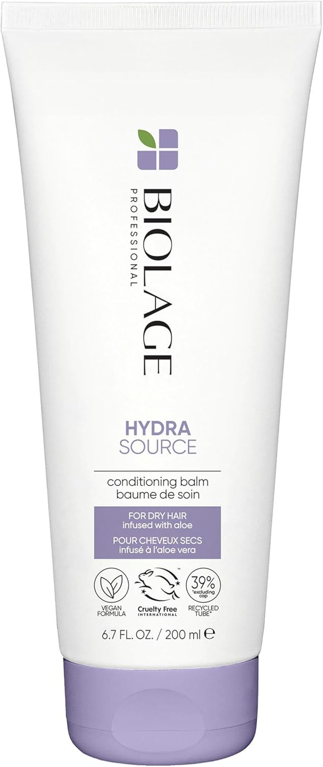 Biolage Dry Hair Conditioner, Hydrating Conditioner for Smooth and Shiny Hair, HydraSource, 200 ml
