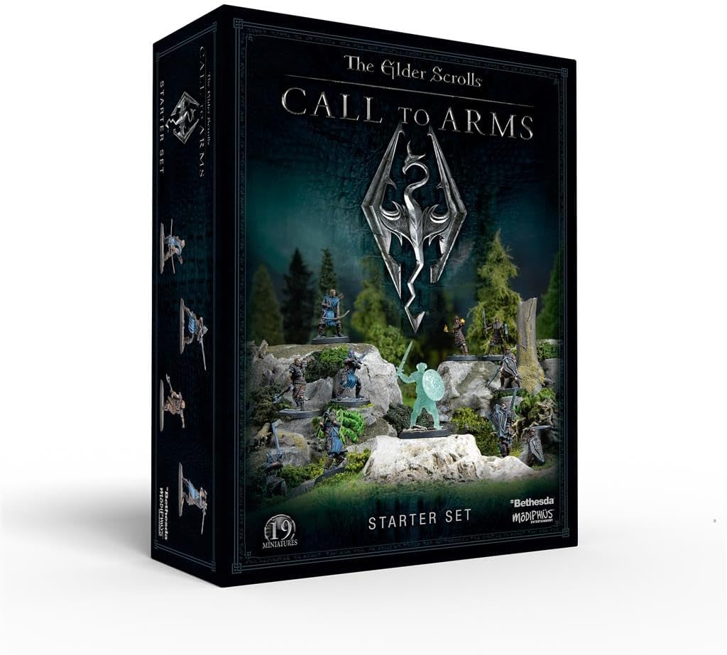 Modiphius Entertainment The Elder Scrolls: Call to Arms Starter Set Miniature Game Unpainted