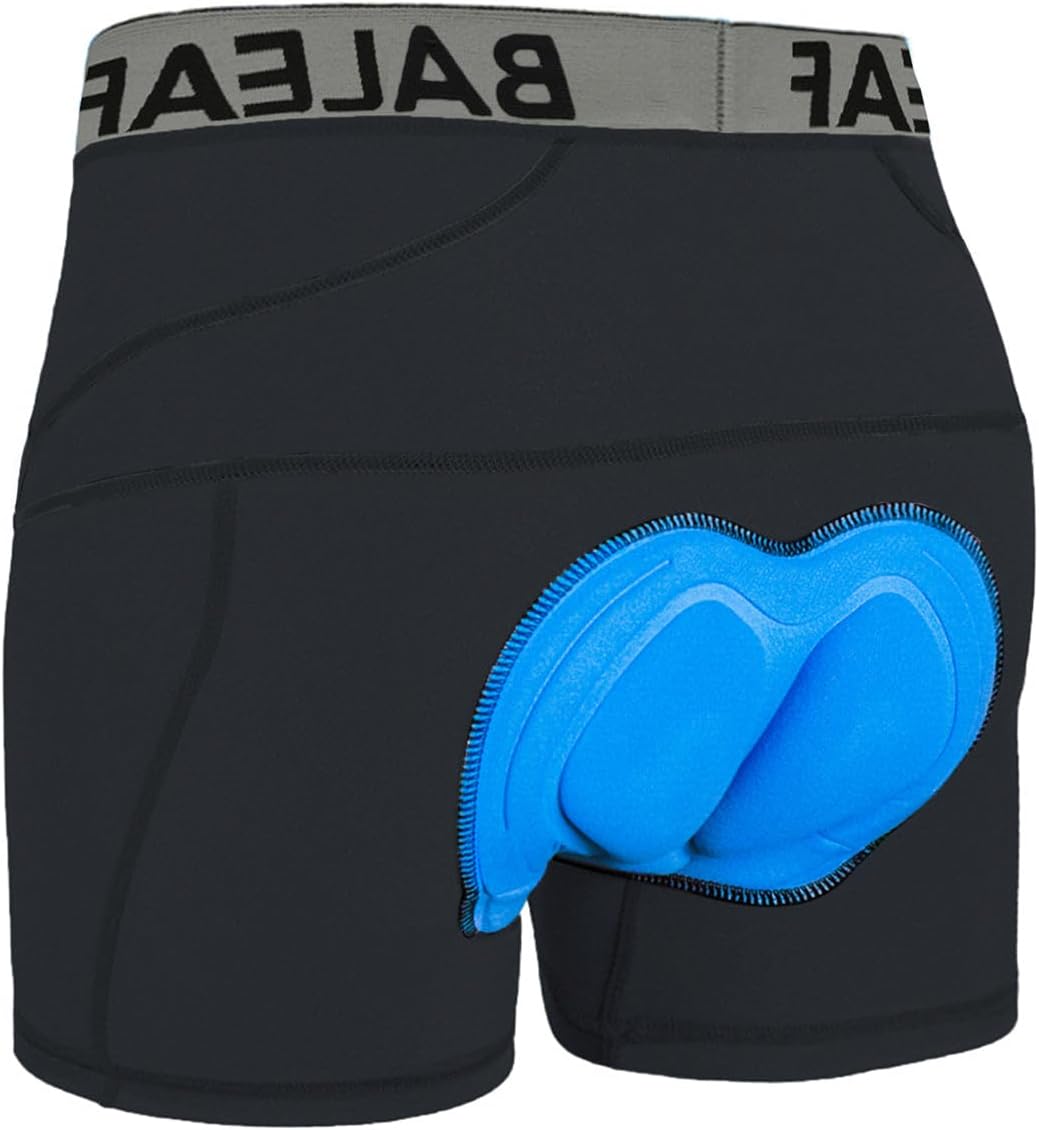 baleaf Cycling Shorts Mens Padded Undershorts Bike Short Mountain MTB Liner Riding Breathable Bicycle Underwear