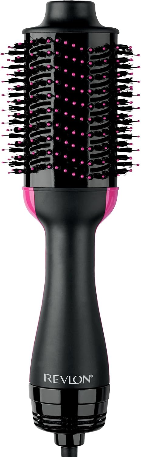 REVLON One-Step Volumizer Hair Dryer and Styler, 2.8 in Barrel, Black