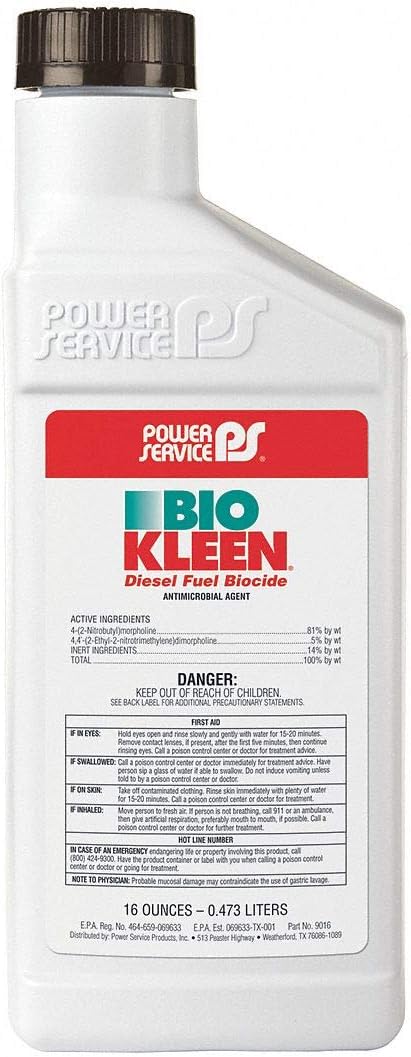 Power Service 09016-09 Bio Kleen Diesel Fuel Biocide - 16 oz.