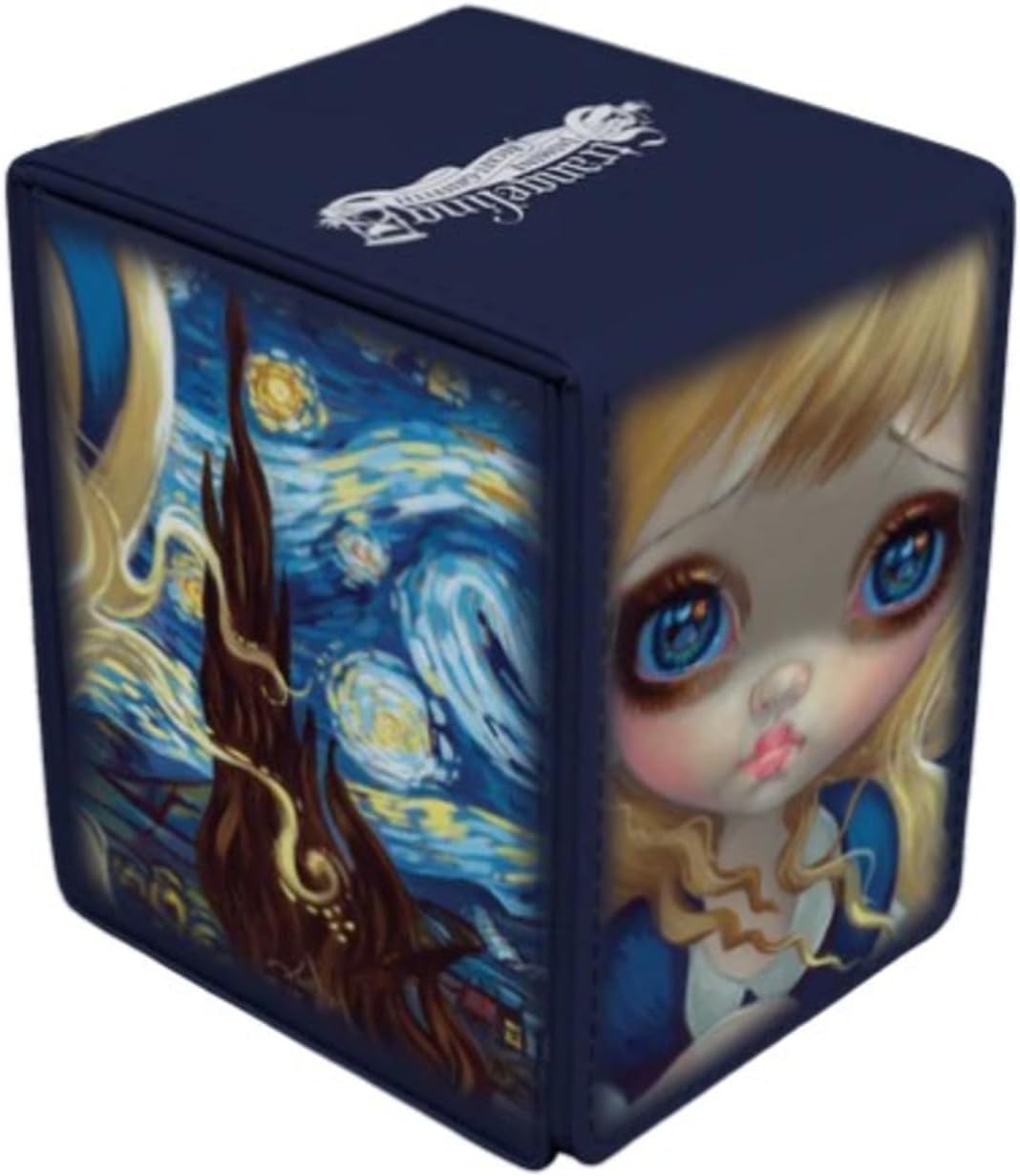 Ultra Pro - Jasmine Becket-Griffith Alcove Flip Deck Box for Tate Licensing, Premium Fantasy Art Gaming Accessory Magnetic Closure Deck Box Artist Collaboration Merchandise