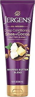 Jergens Shea + Cocoa Butter Body Lotion for Dry Skin, Deep Conditioning Moisturizer, with Vitamins E & B3, 8.5 oz