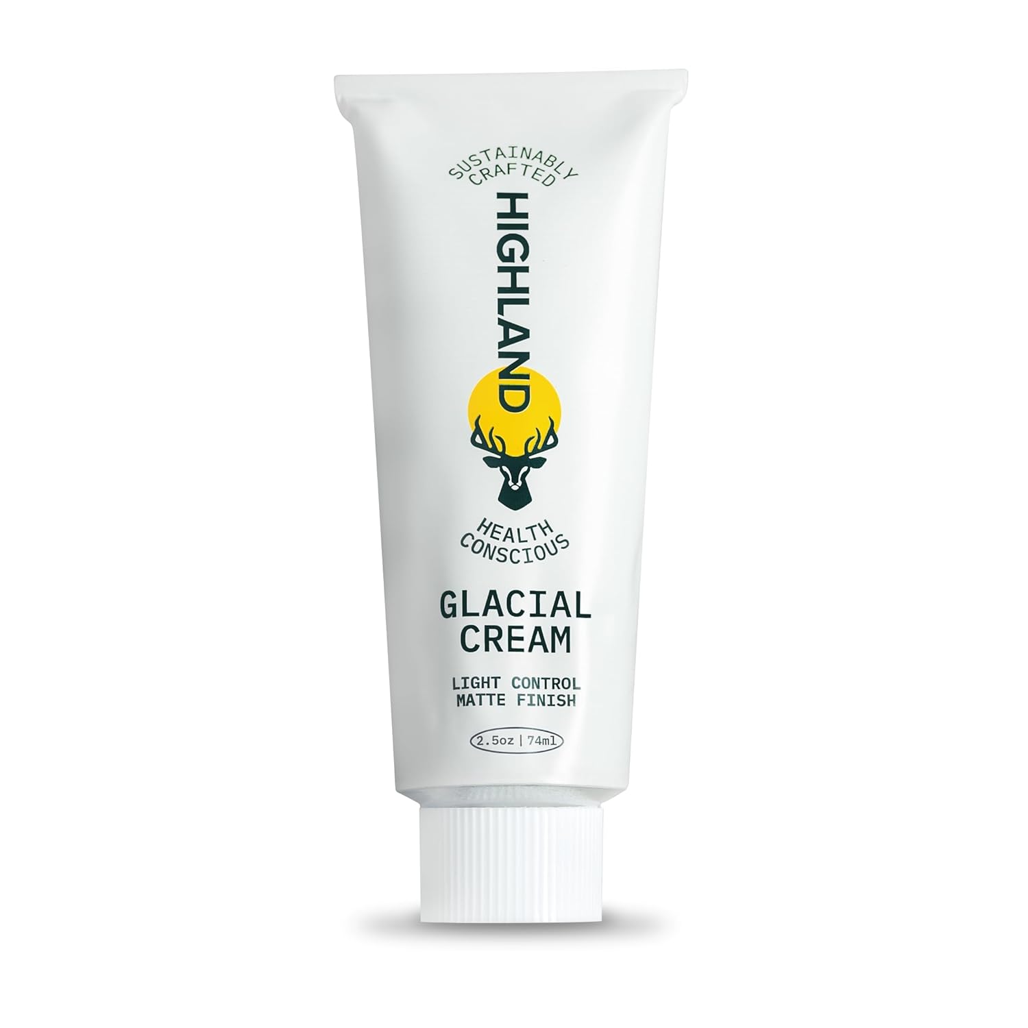 Highland Glacial Cream - Versatile hair styling cream that smooths, de-frizzes, texturizes & boosts curls. Natural, plant-derived, & made for all hair types. (2.5 oz)