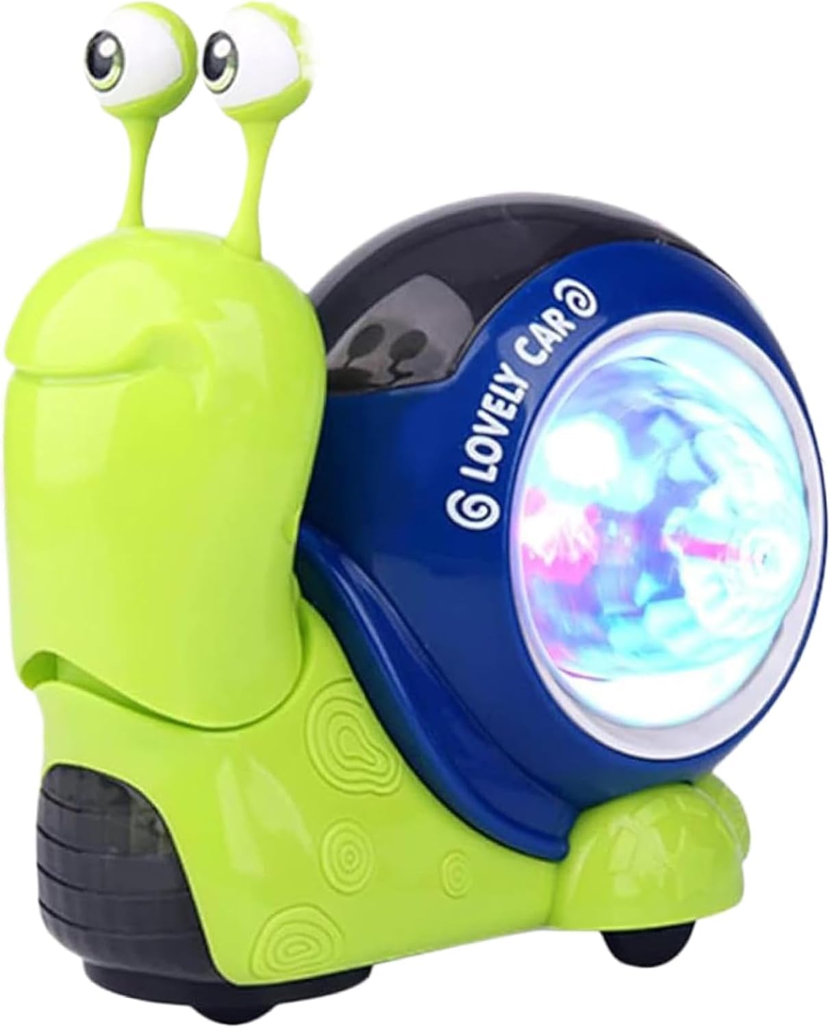 XUDUOO Snail Baby Toys, Musical Light Interactive Crawling Sensory Toys, Boys Girls Birthday Gifts for Kids Toddler Age 0-6 months 1 2 3 Years Old