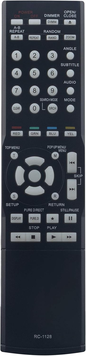 RC-1128 Replaced Remote fit for Denon Blu-ray Disc DVD Player DBP1610 DNV500BD DBP2010CI
