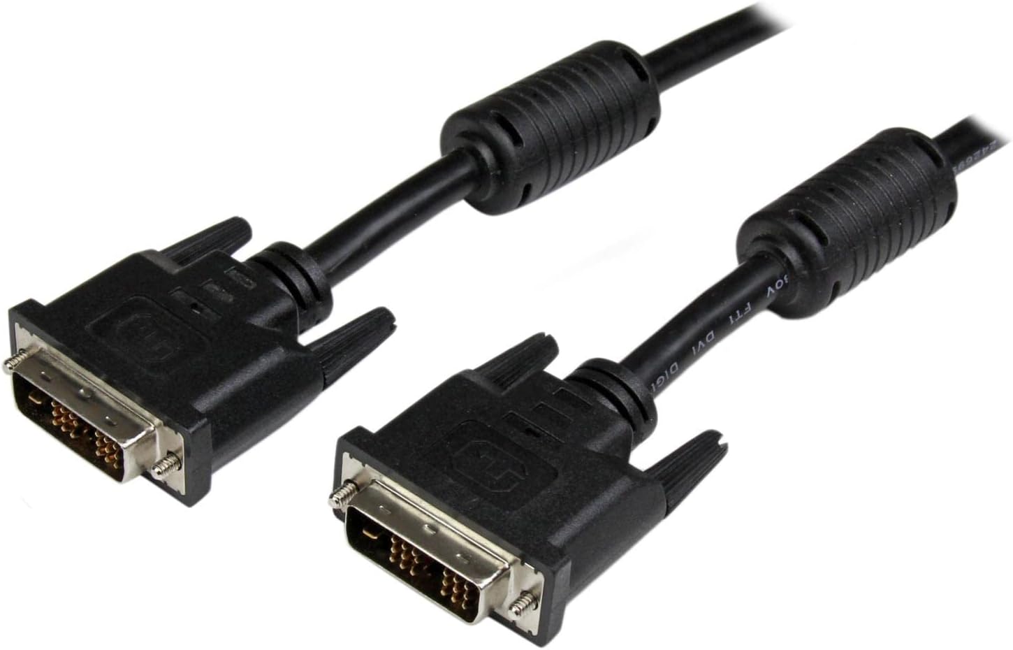 StarTech.com 1m DVI-D Single Link Cable - M/M DVI-D Monitor Cable - DVI-D 1920x1200 Cable - Video Monitor Cable M/M - Black 1 meter (DVIDSMM1M)