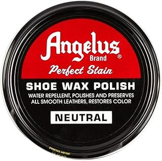 Angelus Brand Perfect Stain Shoe Wax Polish, 3 Fl.Oz, Neutral, Size 2.6 Oz