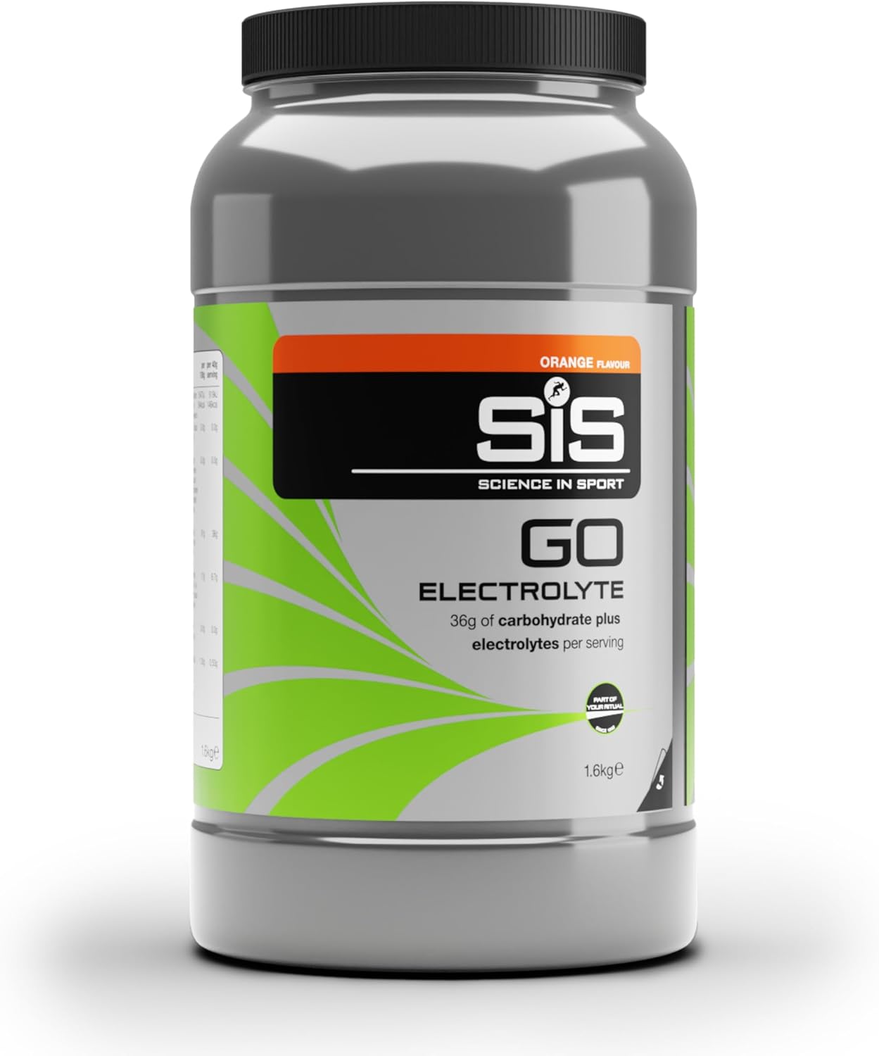 Science In Sport GO Electrolyte Powder Energy Drinks, High Carbohydrates and Sodium, Orange Flavour, 40 Servings Per 1.6kg