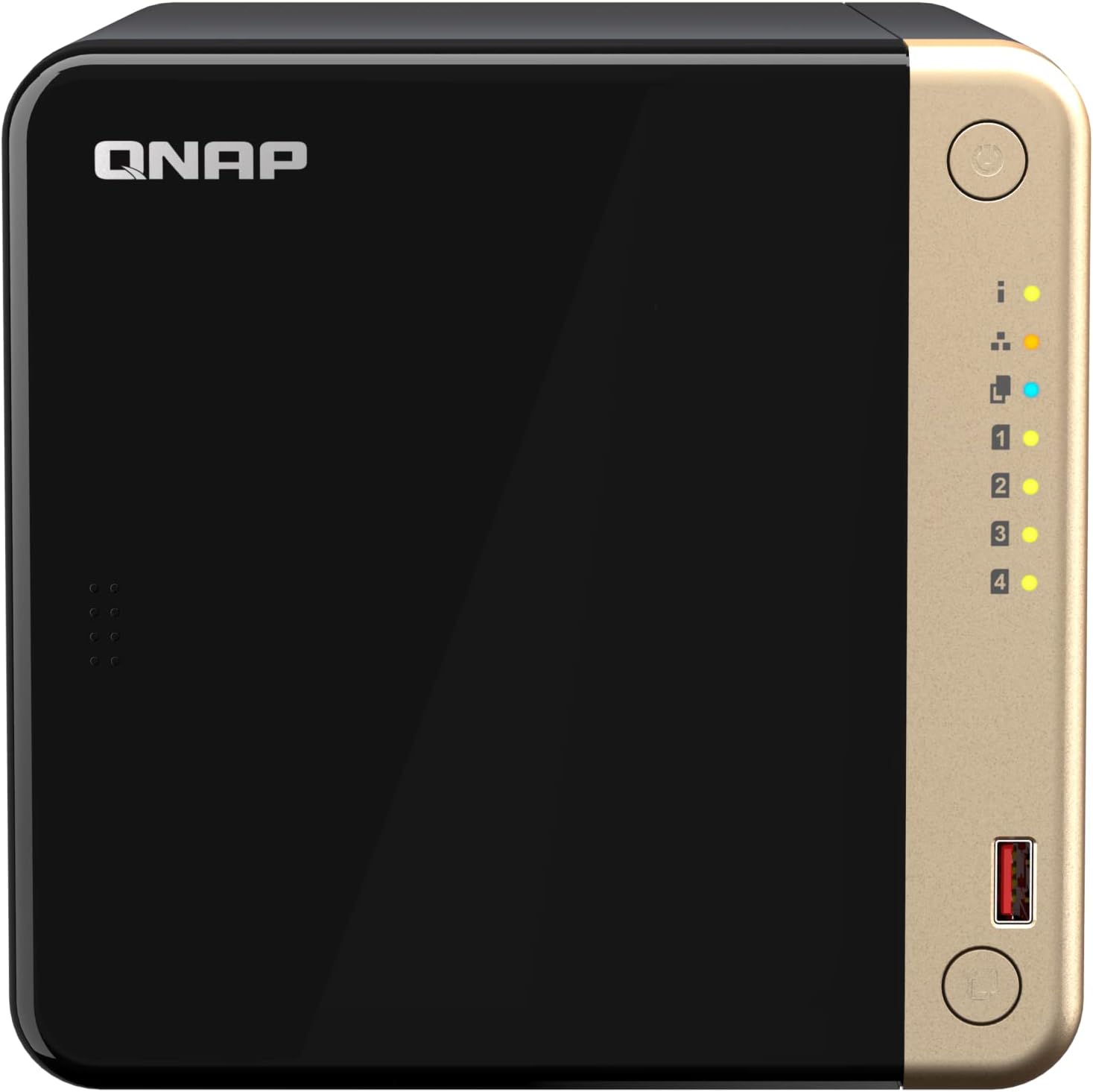 QNAP TS-464 Series | TS-464-8G, 4-Bay, Intel Quad-core CPU, 2 x M.2 Slots, 2.5GbE Desktop NAS, 8GB RAM