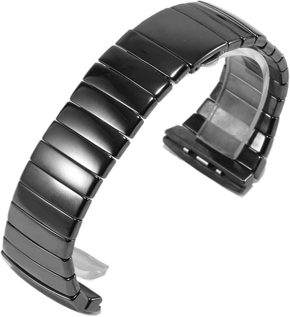 JVEIWAD Ceramic Watch Strap Compatible With Rado Sintra Series Watchband Black Ceramic Bracelet Women Men 17mm 26mm