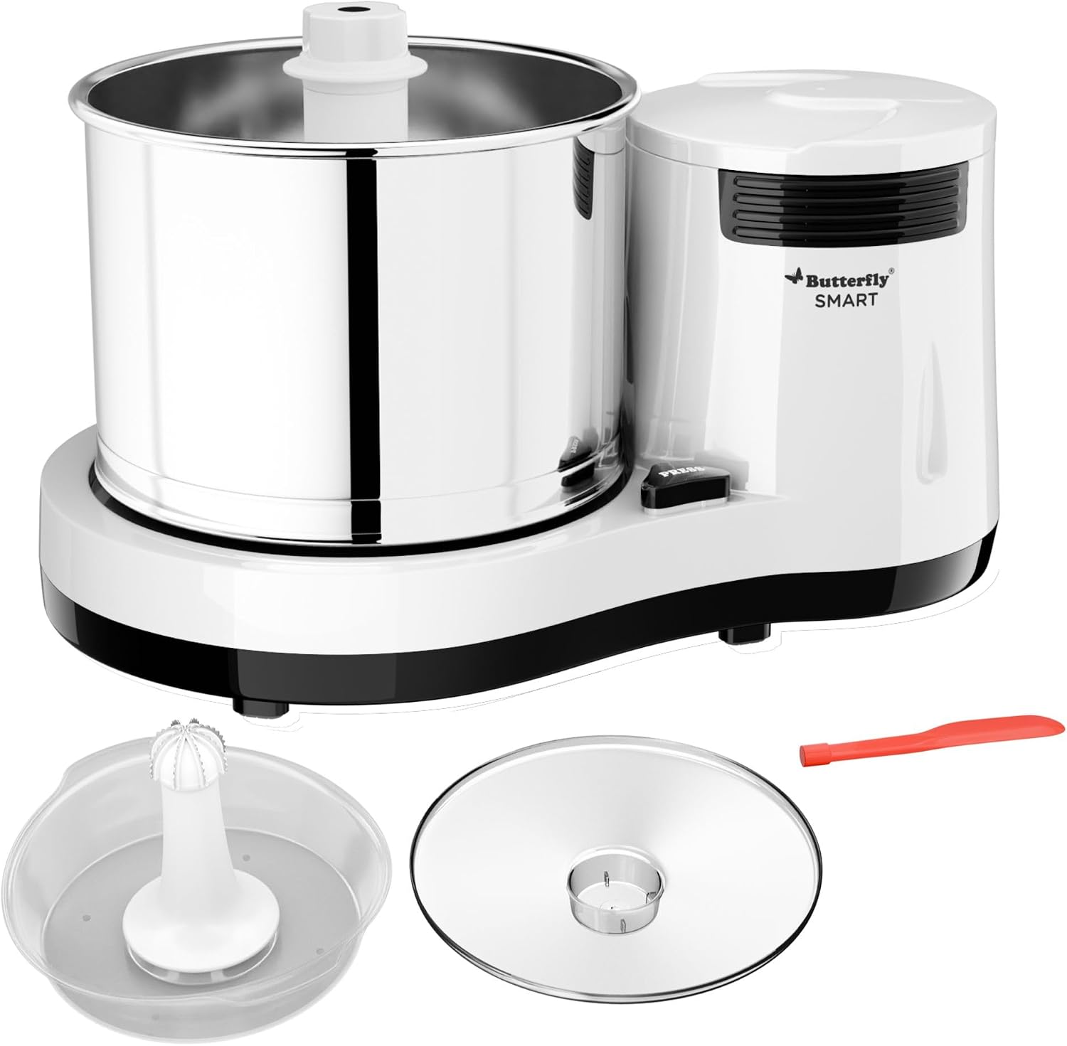 Butterfly Smart 2 Litre Wet Grinder with Coconut Scrapper (Indian Plug)