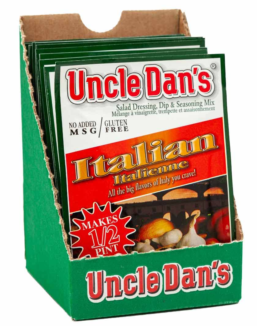 Uncle Dan's Italian Dressing | Singles Case – 12 Count (Pack of 1)