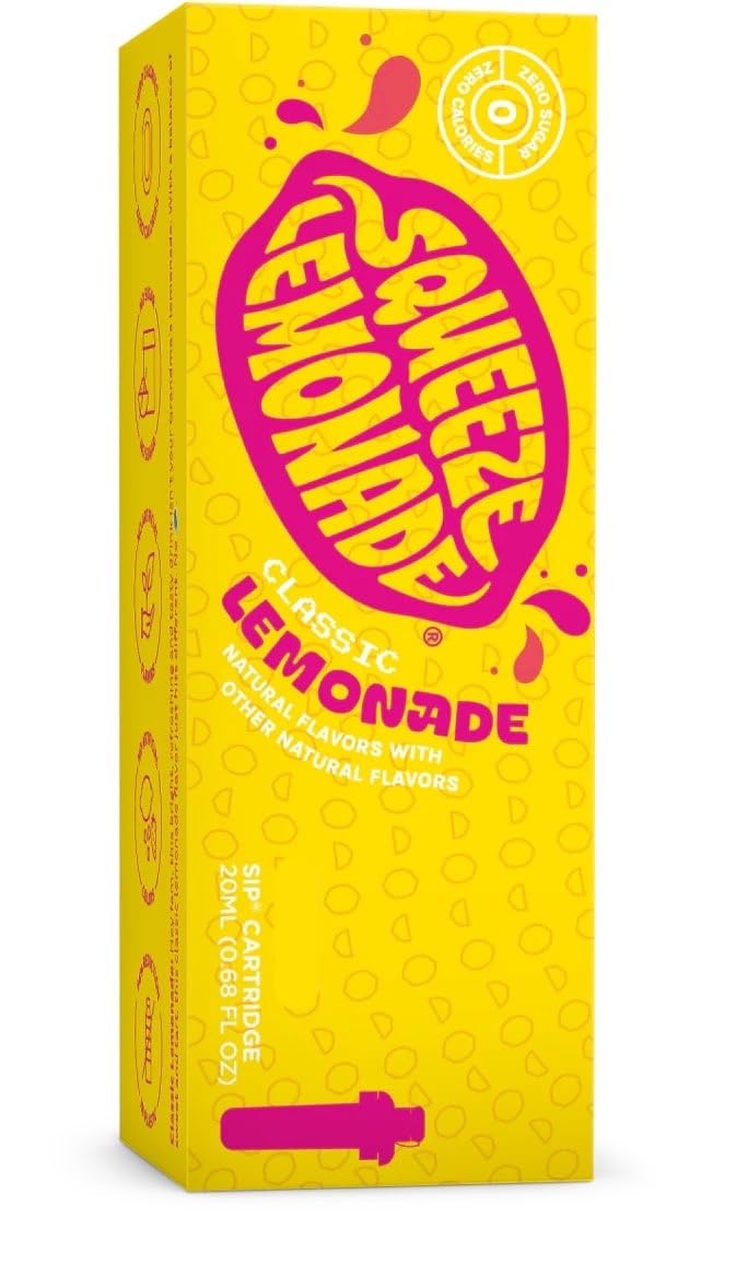 Pack of 4 Squeeze Lemonade Flavor Cartridges Original