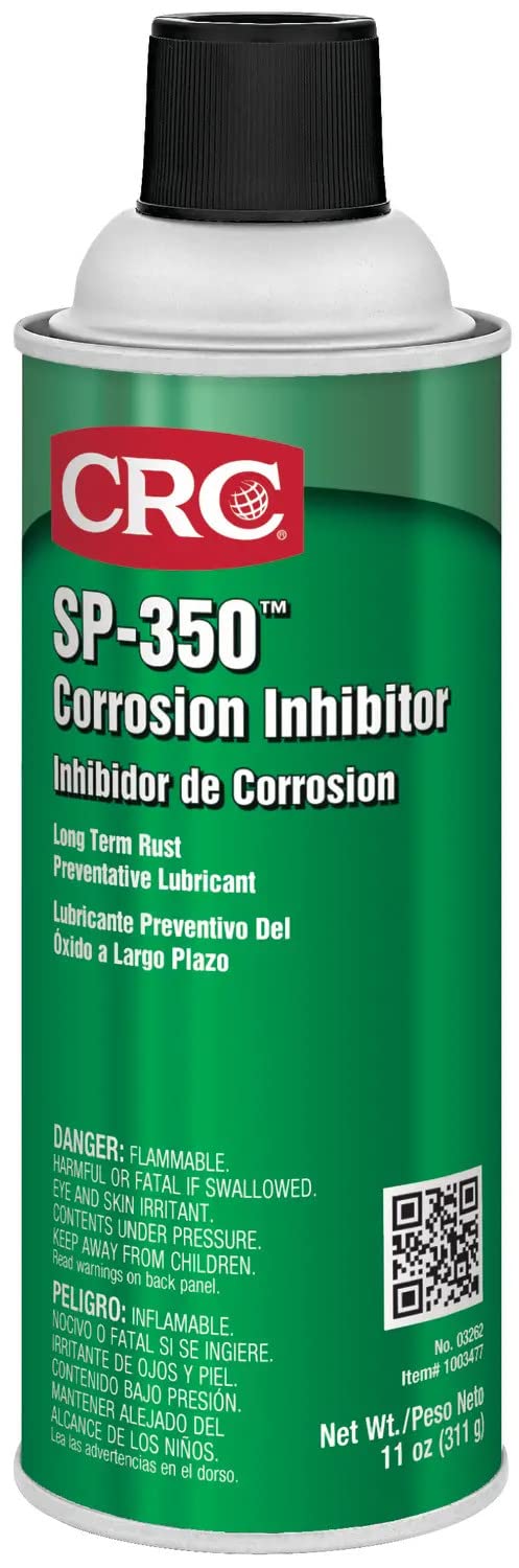CRC SP-350 Corrosion Inhibitor 03262 - 10 Oz. Aerosol, Long Term Rust Prevention Lubricant for Indoor Applications