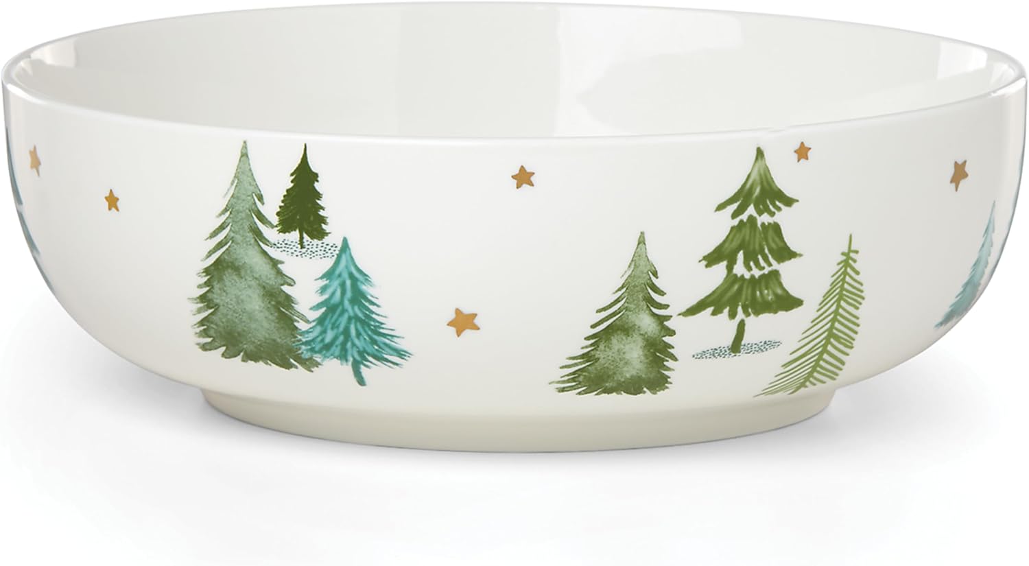 Lenox Balsam Lane Porcelain Christmas Serving Bowl, 80oz