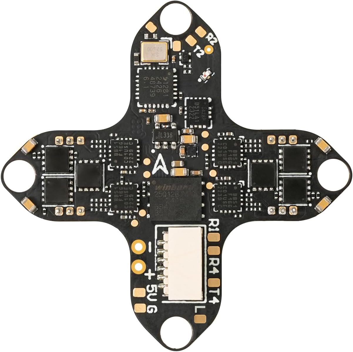 BETAFPV Matrix 1S G4 3IN1 HD Brushless Flight Controller, Built-in Serial ELRS RX with 5V 3A BEC, 12A ESC, 16MB Blackbox, SH1.0-6Pin Connector for O4 Air Unit for DIY 1S HD Whoops like Meteor65/75 Pro