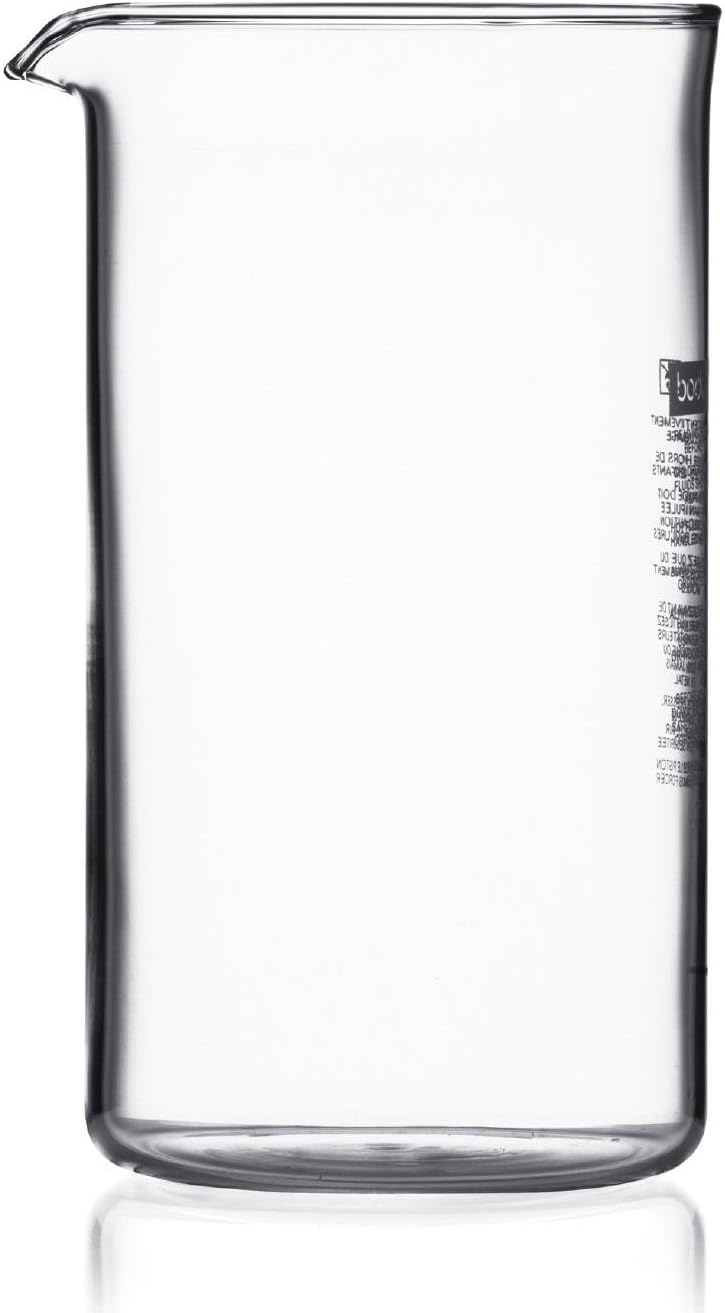 Bodum 1508 Replacement Glass, 8 Cups, 1.0 L, 34 oz, Diameter 9.6 cm, H 18 cm