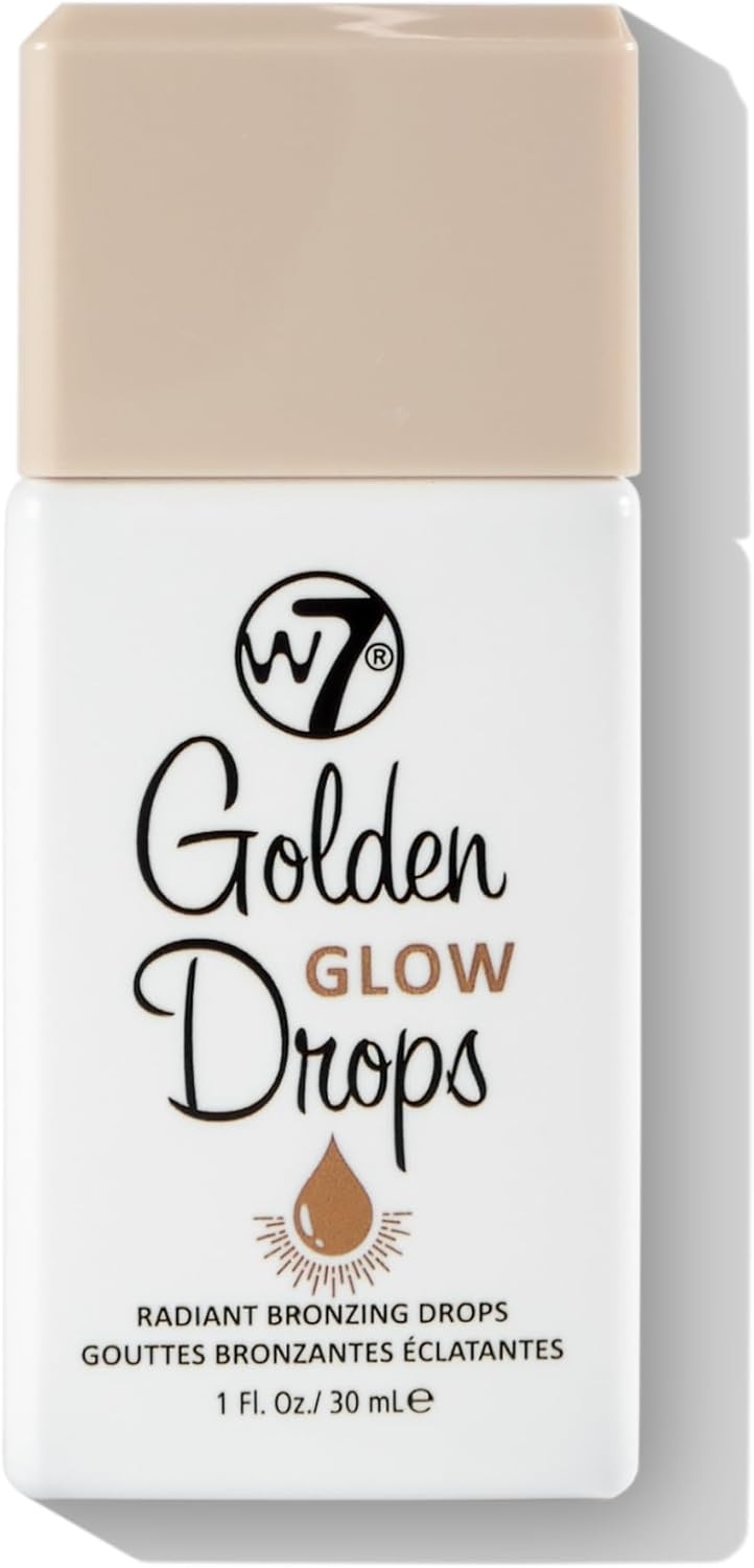 W7 Golden Glow Drops - Liquid Bronzing Drops For Flawless Skin & A Radiant Finish