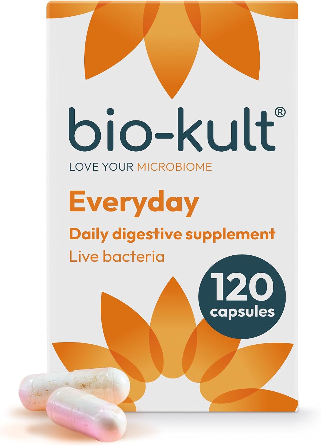 Bio-Kult Everyday Multi-Strain Formulation Probiotics for Digestive System, 120 Capsules (Pack of 1)