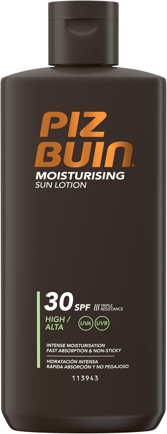 Piz Buin Moisturising Sun Lotion SPF30, 200ml (Pack of 1)