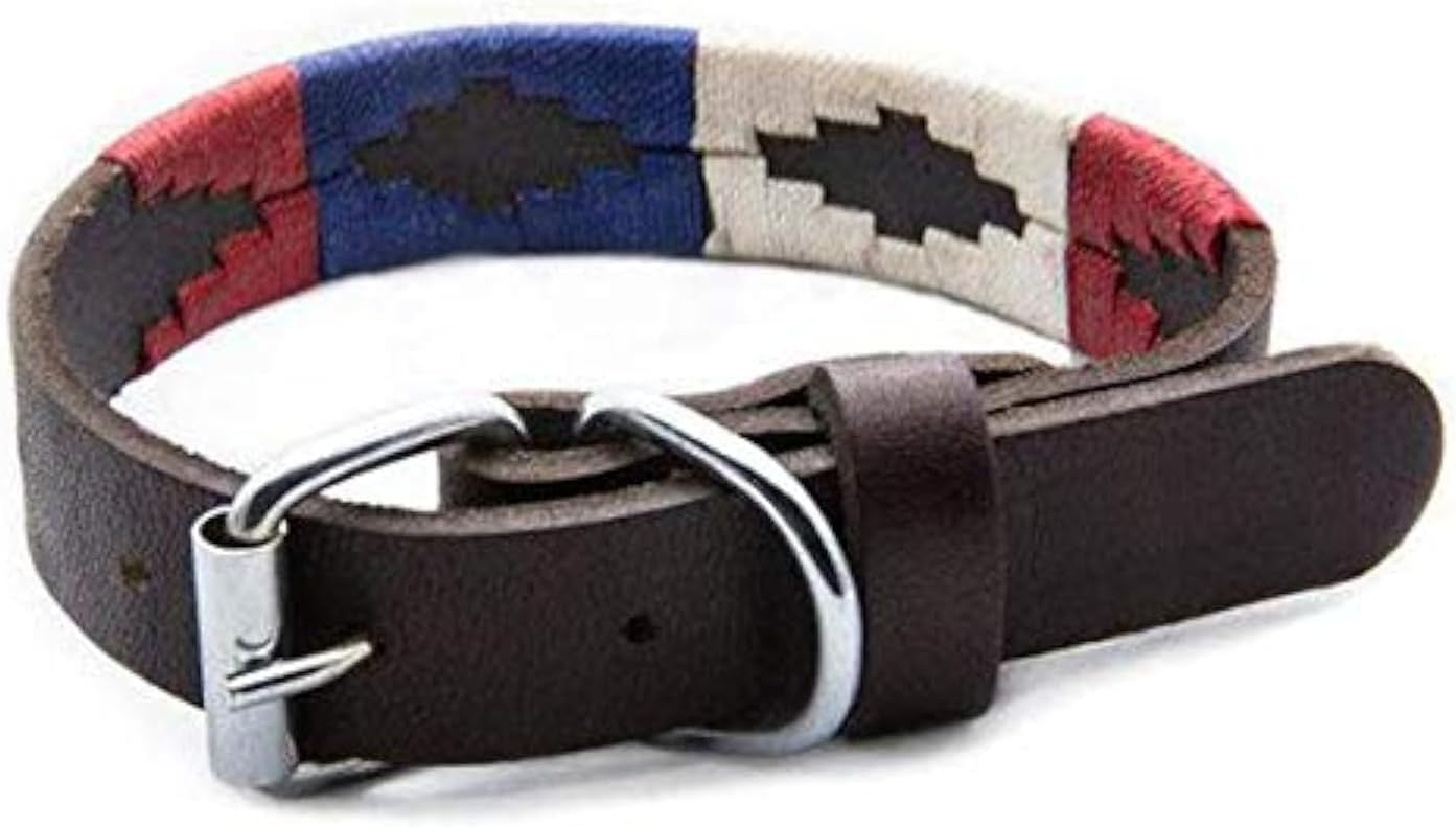 Leather Big Dog Collar - The Patriot (XL)