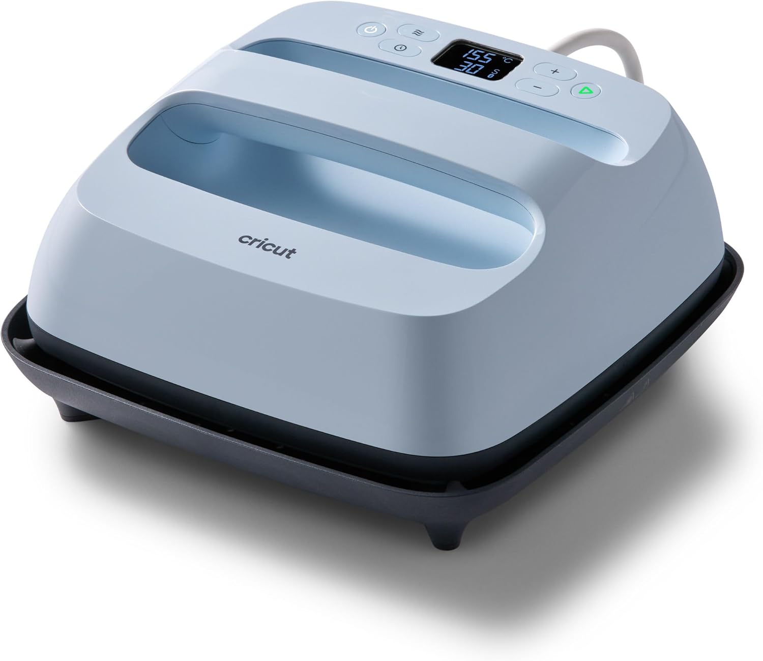 Cricut EasyPress 3| 22.5 cmx22.5 cm(9" x 9")Heat Plate|Heat Press for T-Shirts, Cushions and More|Use with Iron On Vinyl (HTV), Infusible Ink and Sublimation Products|Heats up to 205°C (400°F)Zen Blue