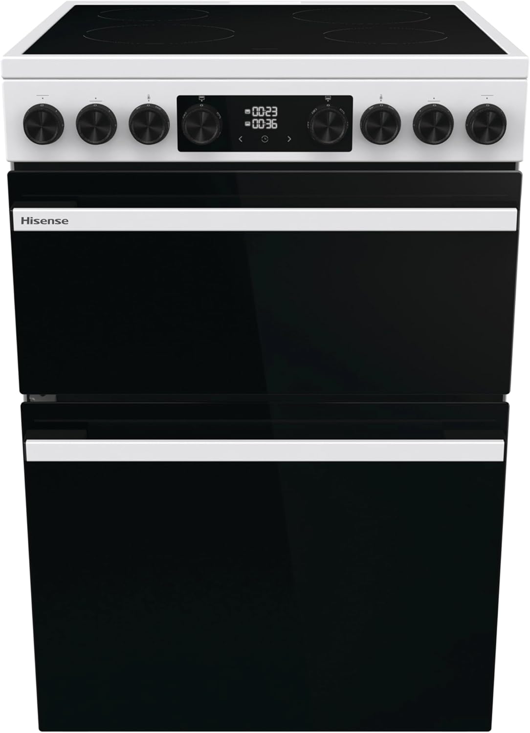 Hisense Hi6 Max 60cm Electric Cooker with Ceramic Hob HDCEC6C20W - White - A Rated
